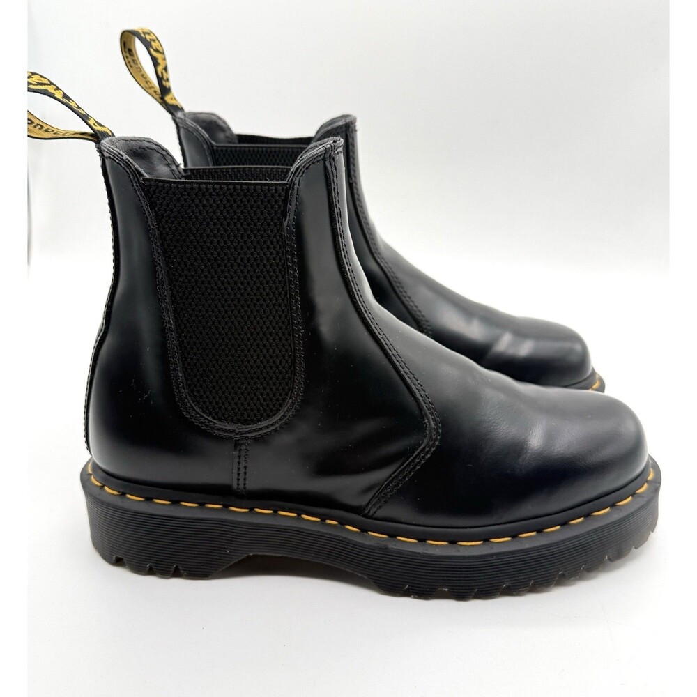 Dr Martens 2976 BEX SZ 8 Men's Leather Chelsea Boots Women’s SZ 9 BLACK EU 41